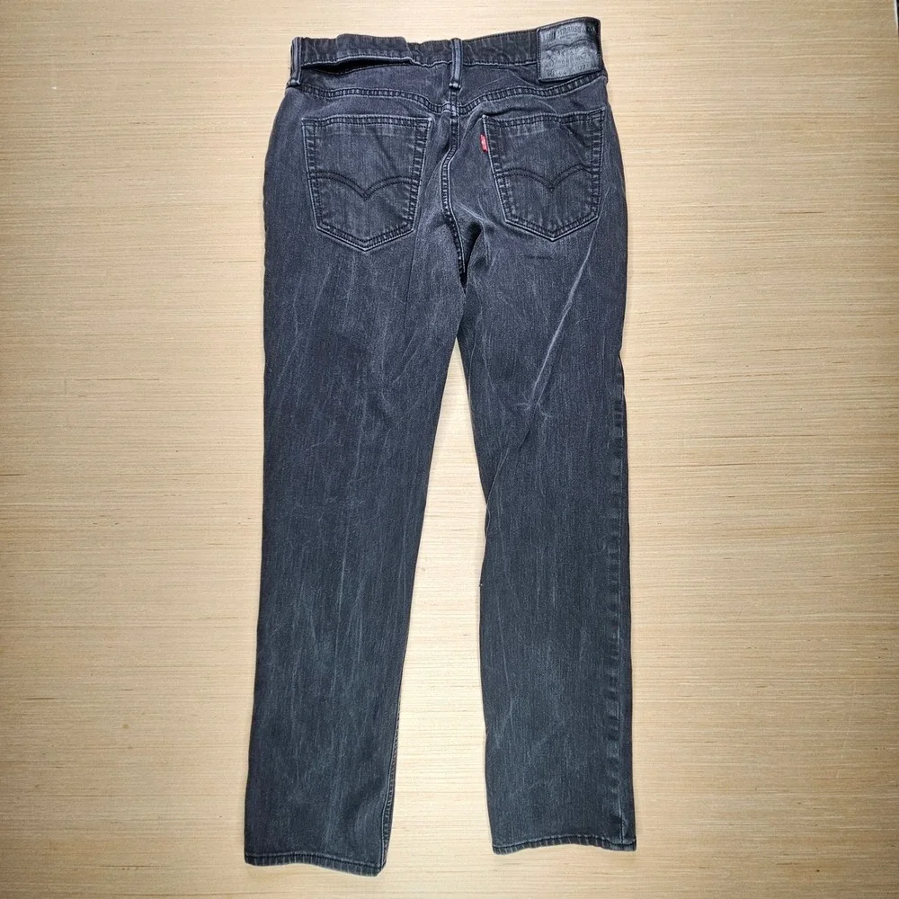 Levi 541 Athletic Fit Jeans Mens 30x32 Fit‎ 30x31 Black Distressed Denim Pants